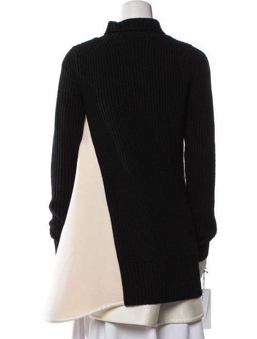 Sacai Wool Mock Neck Sweater