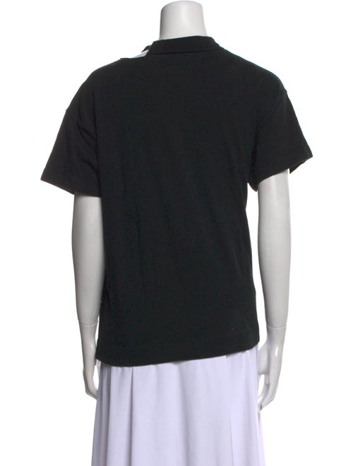 Sacai Mock Neck Short Sleeve T-Shirt