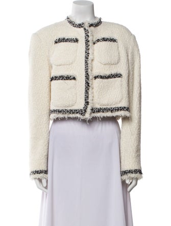 Sacai Tweed Pattern Evening Jacket