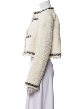 Sacai Tweed Pattern Evening Jacket