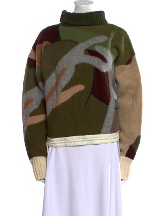 Sacai Wool Printed Sweater