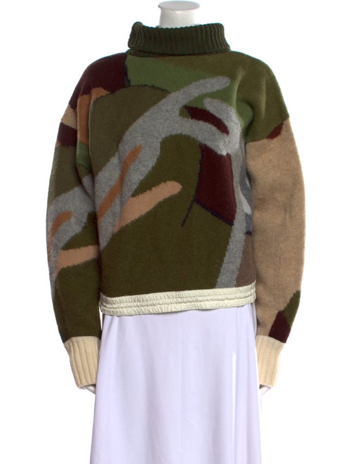 Sacai Wool Printed Sweater