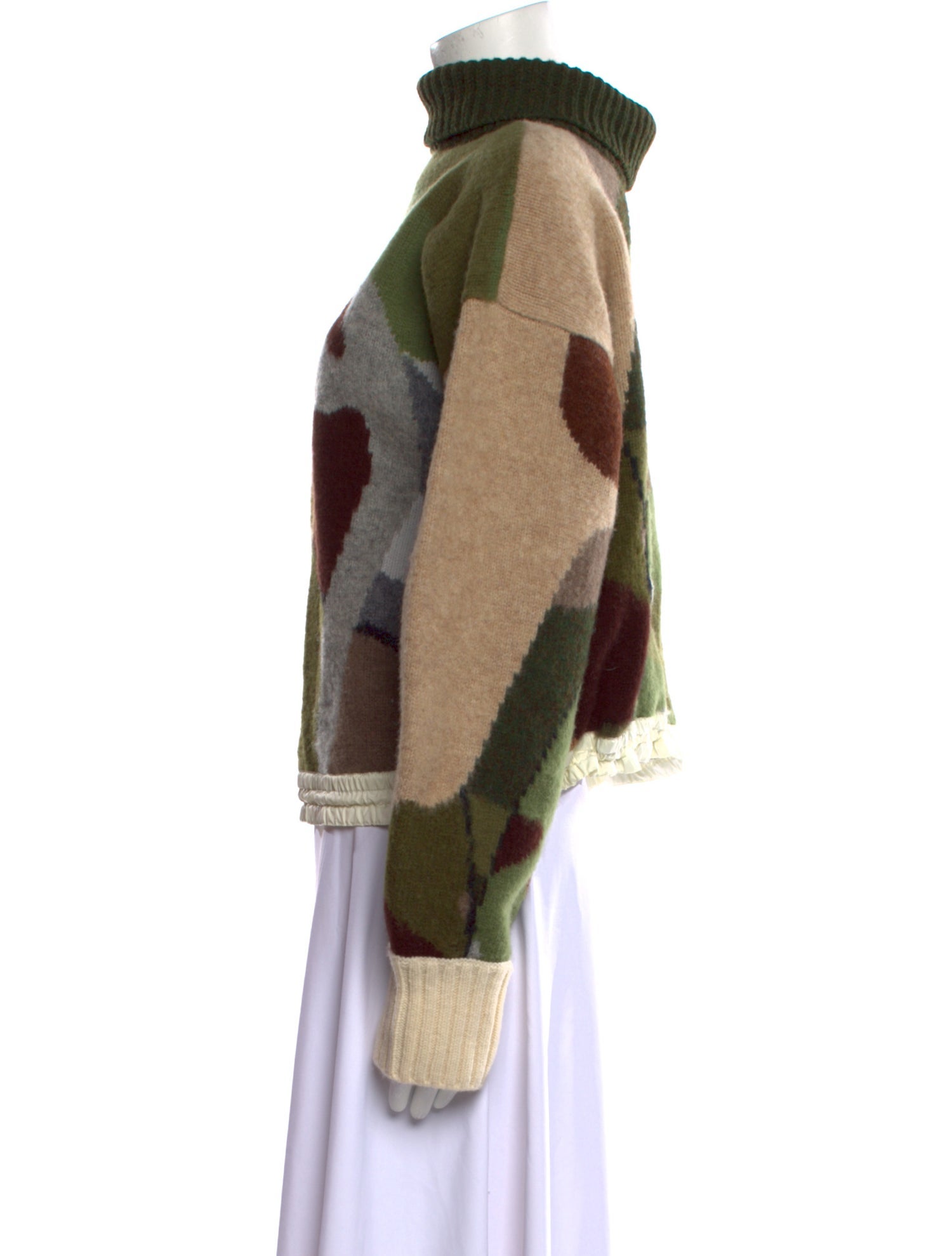 Sacai Wool Printed Sweater