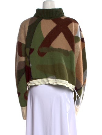 Sacai Wool Printed Sweater