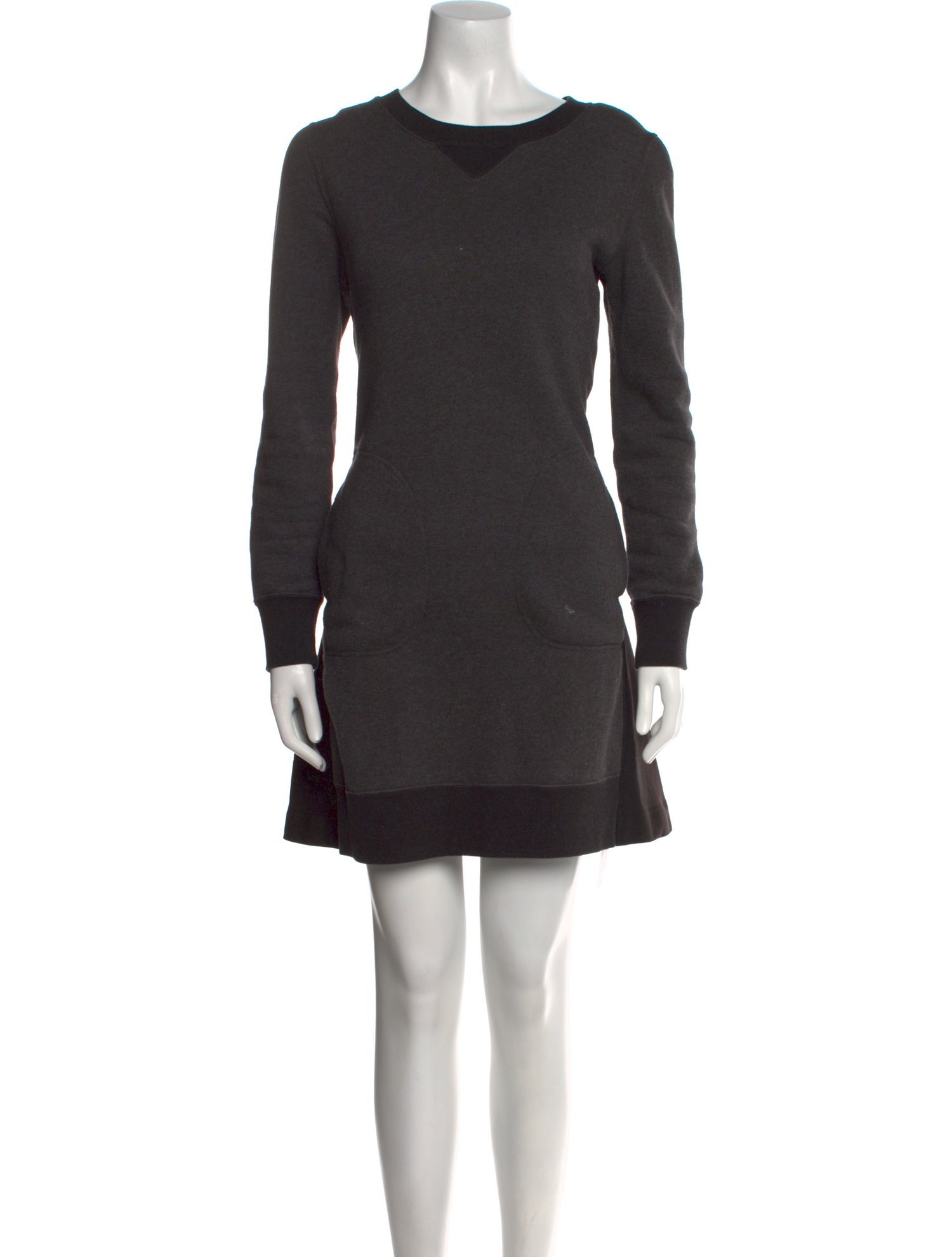 Sacai Bateau Neckline Mini Dress