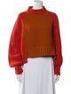 Sacai Wool Colorblock Pattern Sweater