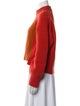 Sacai Wool Colorblock Pattern Sweater