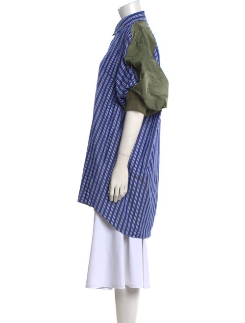 Sacai Striped Short Sleeve Tunic