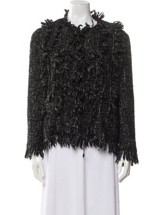 Sacai Wool Tweed Pattern Jacket