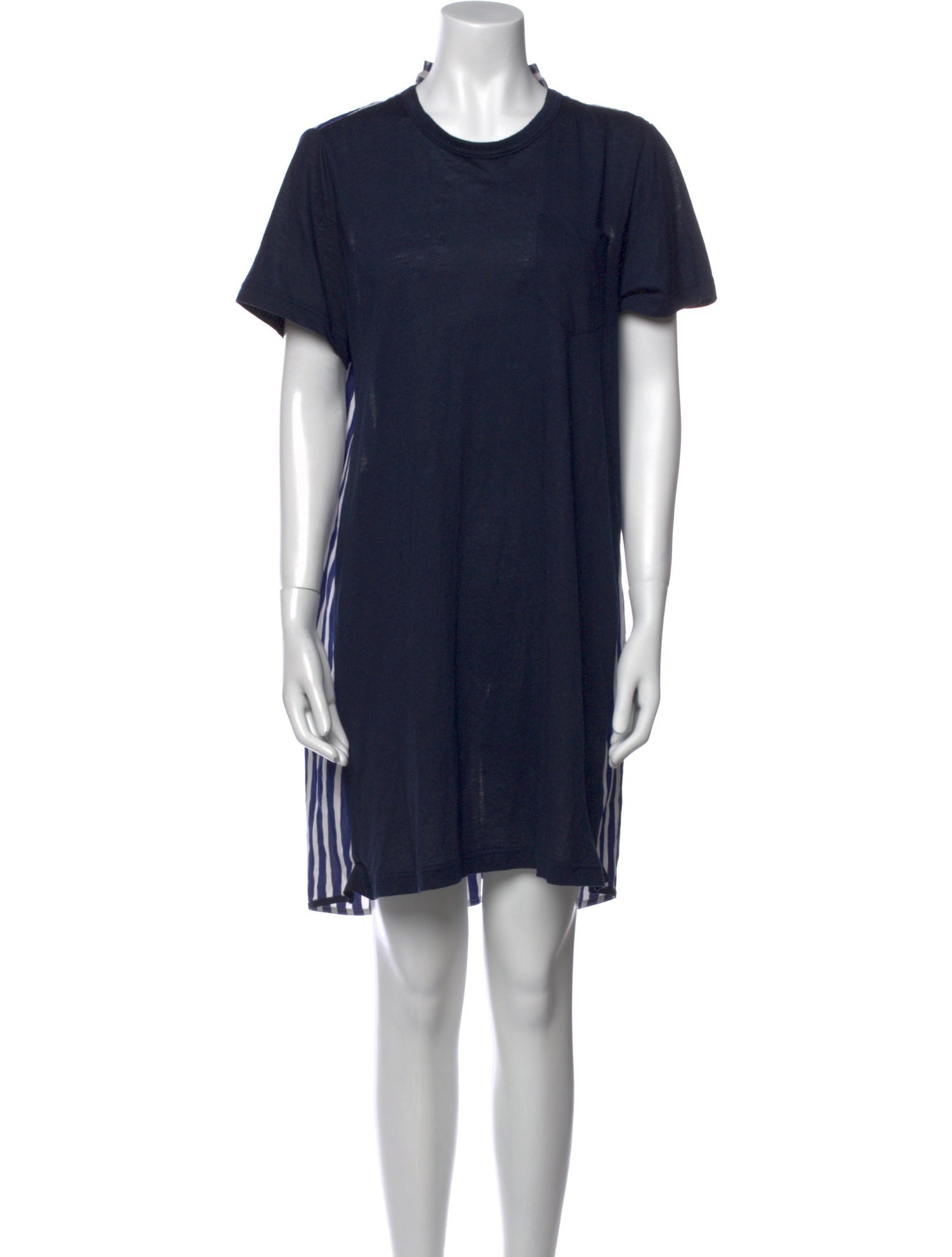 Sacai Linen Knee-Length Dress