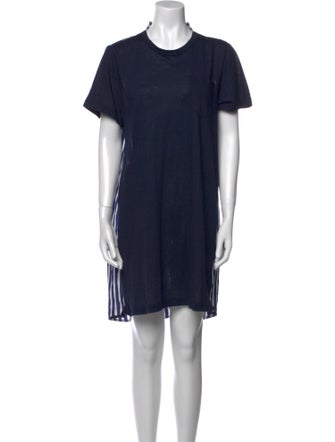 Sacai Linen Knee-Length Dress