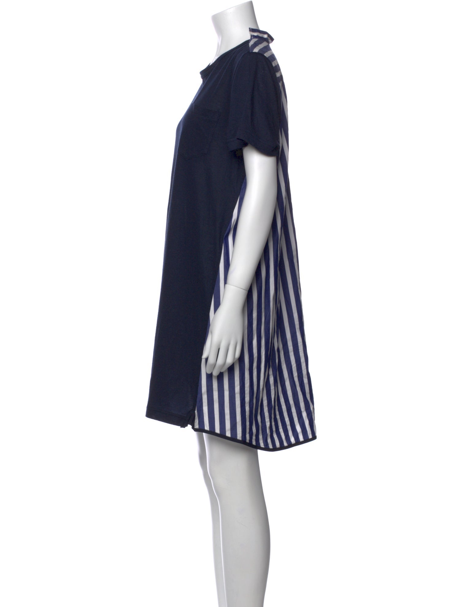 Sacai Linen Knee-Length Dress
