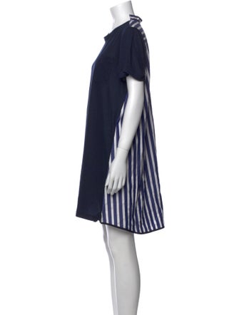 Sacai Linen Knee-Length Dress