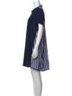 Sacai Linen Knee-Length Dress