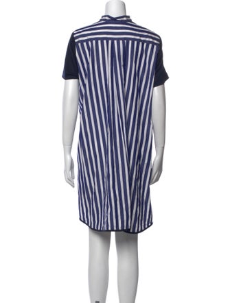 Sacai Linen Knee-Length Dress