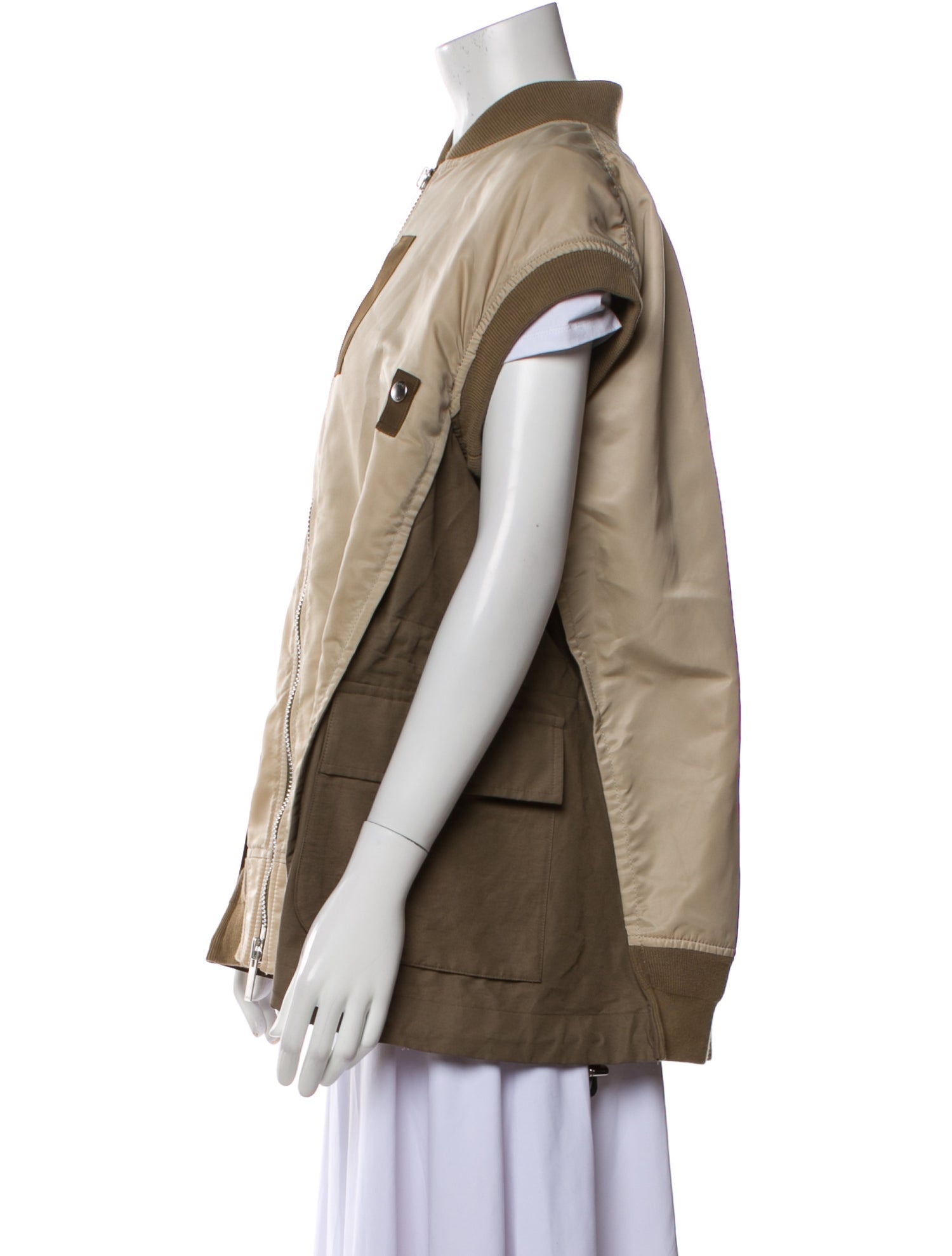 Sacai Colorblock Pattern Jacket