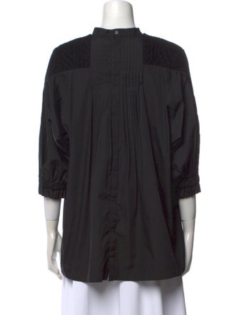 Sacai Wool Crew Neck Blouse