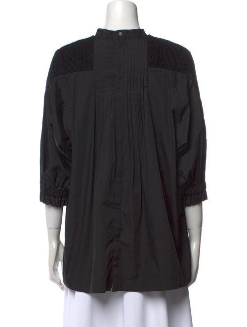 Sacai Wool Crew Neck Blouse