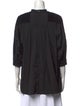 Sacai Wool Crew Neck Blouse