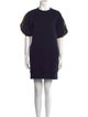 Sacai Crew Neck Mini Dress