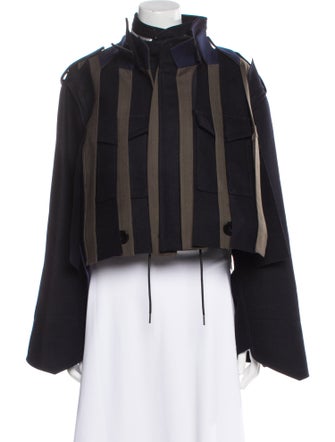 Sacai Wool Striped Jacket