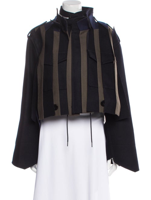 Sacai Wool Striped Jacket