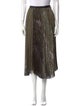 Sacai Pleated Accents Midi Length Skirt