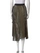 Sacai Pleated Accents Midi Length Skirt