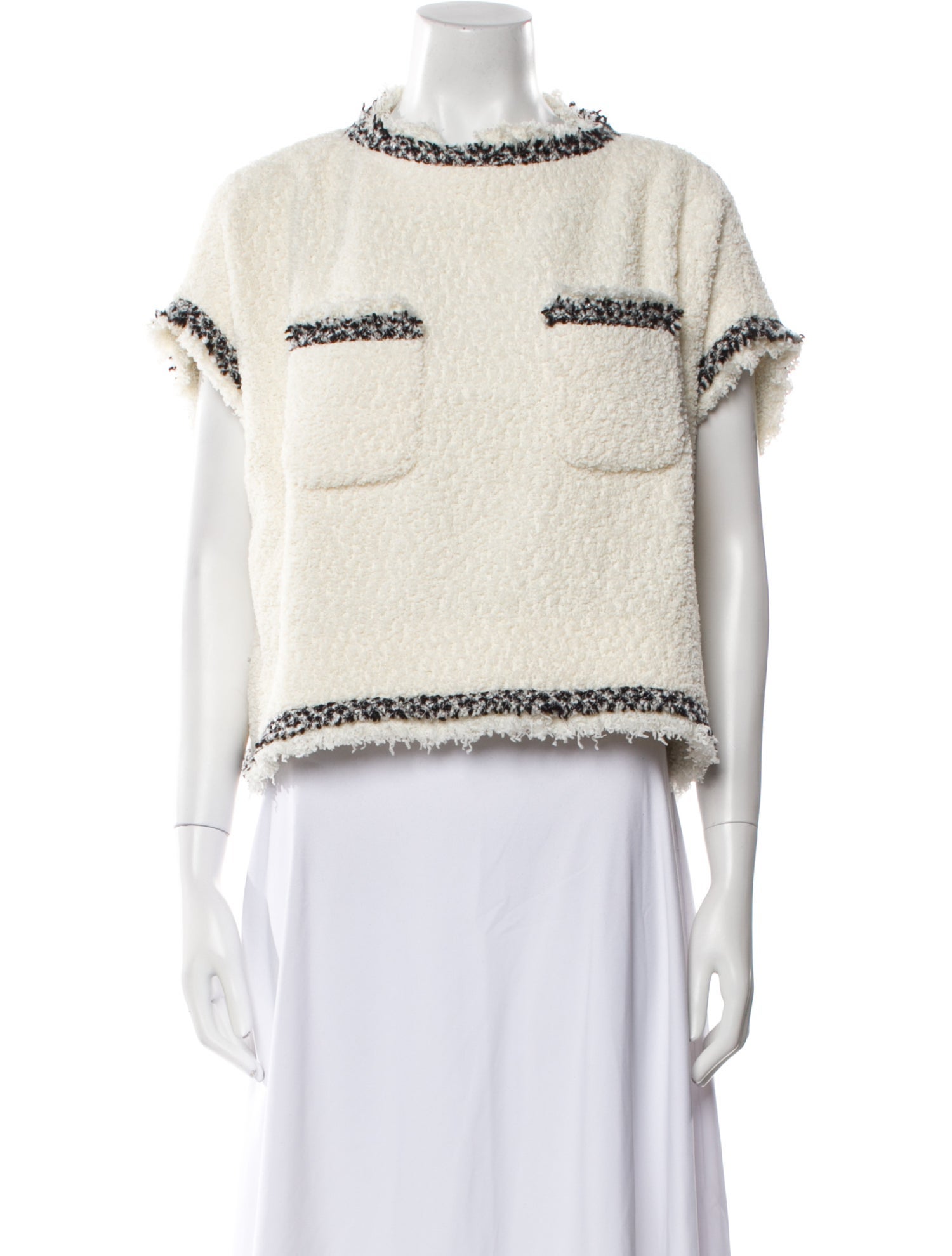 Sacai Nylon Graphic Print Sweatshirt