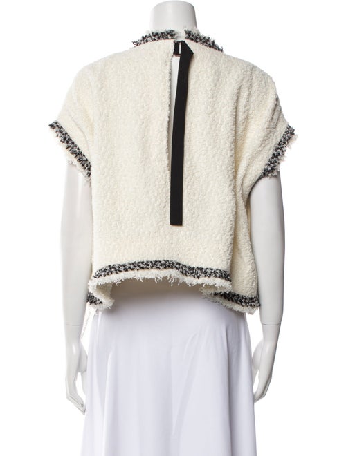 Sacai Nylon Graphic Print Sweatshirt