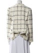 Sacai Nylon Plaid Print Jacket