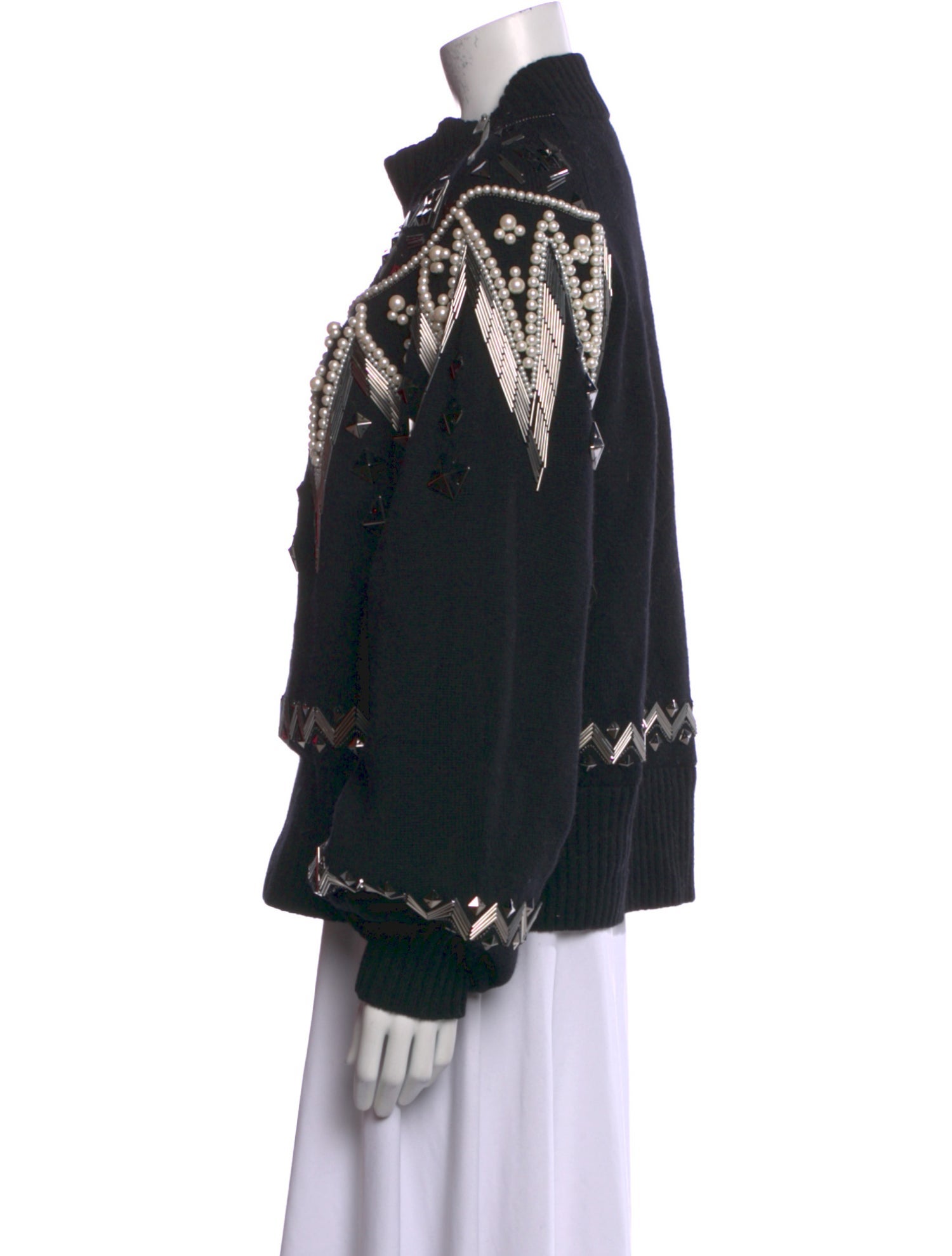 Sacai Wool Printed Sweater