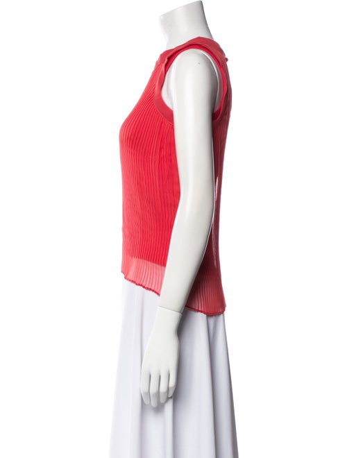 Sacai Square Neckline Sleeveless Crop Top