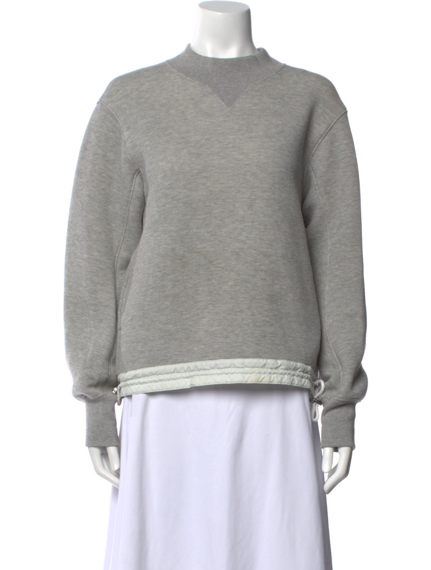 Sacai Crew Neck Long Sleeve Sweatshirt
