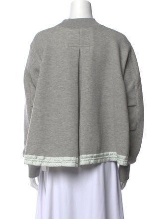 Sacai Crew Neck Long Sleeve Sweatshirt