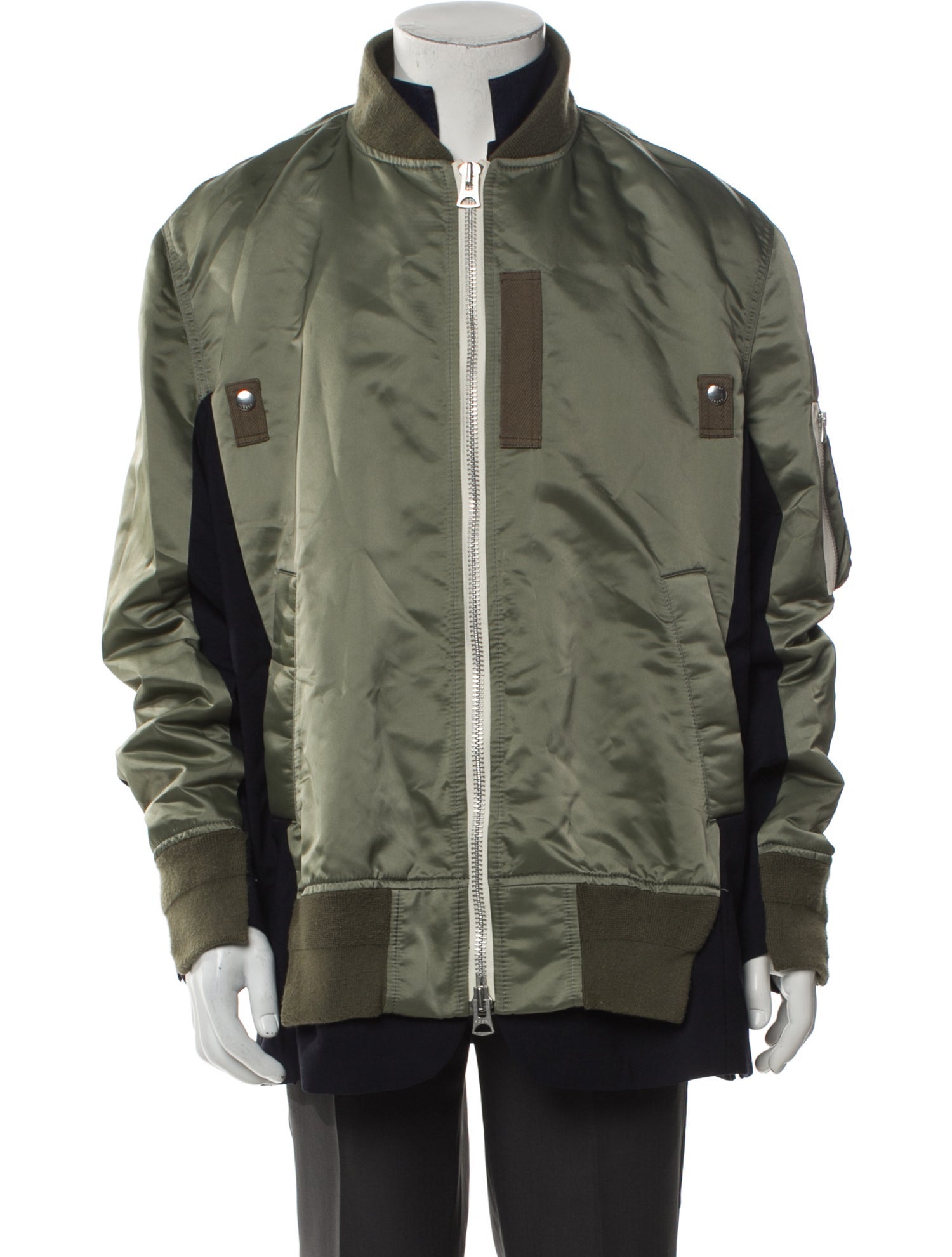 Sacai Graphic Print Windbreaker