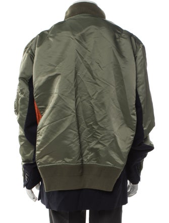 Sacai Graphic Print Windbreaker