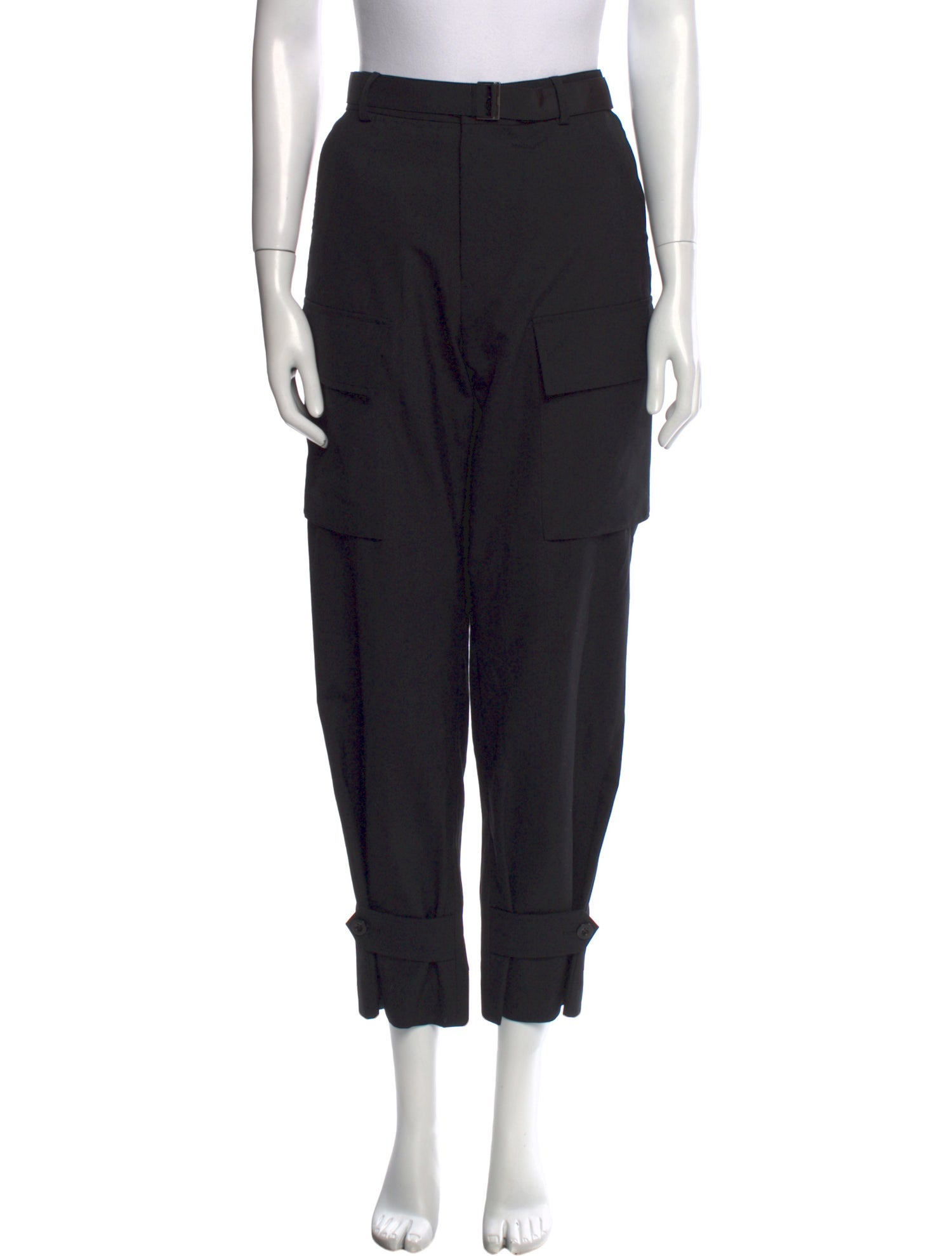 Sacai Wool Wide Leg Pants