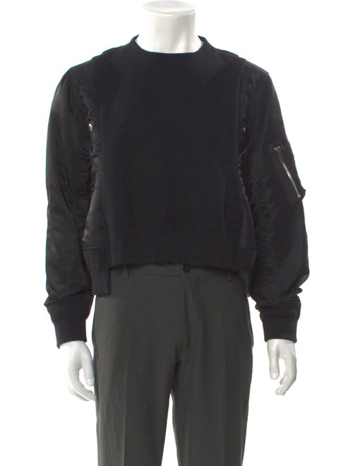 Sacai Crew Neck Long Sleeve Sweatshirt
