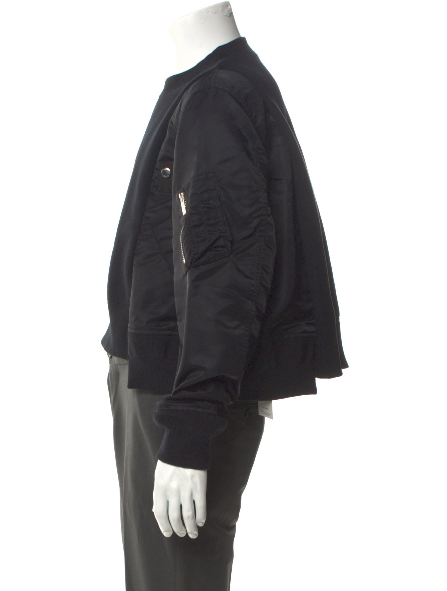 Sacai Crew Neck Long Sleeve Sweatshirt