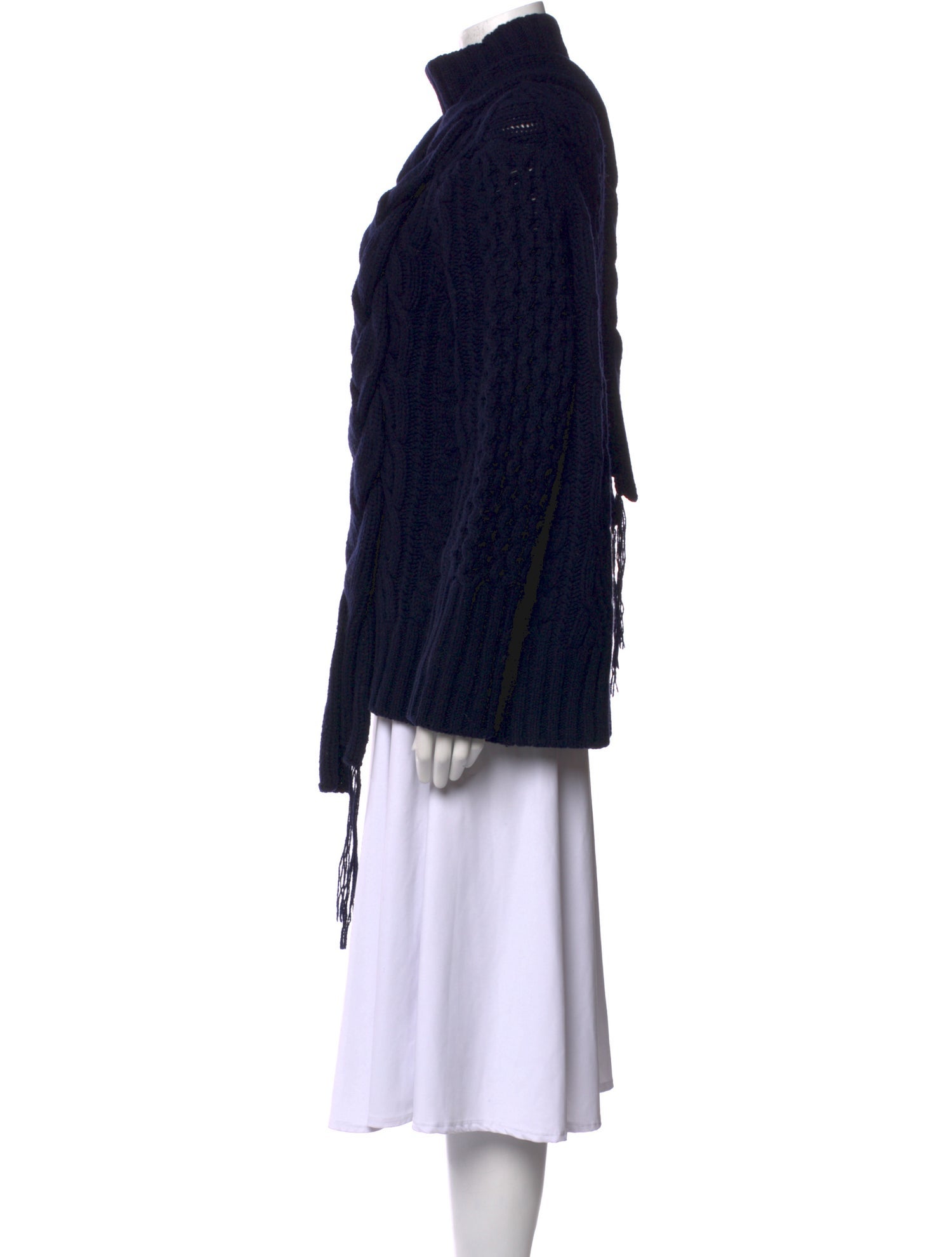 Sacai Virgin Wool Turtleneck Sweater