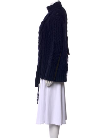 Sacai Virgin Wool Turtleneck Sweater