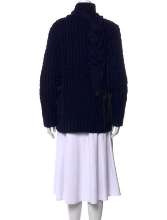 Sacai Virgin Wool Turtleneck Sweater