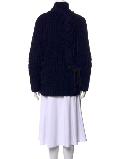 Sacai Virgin Wool Turtleneck Sweater