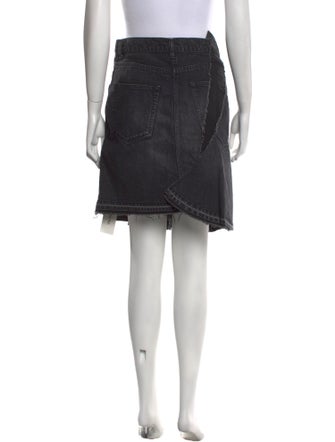 Sacai Raw-Edge Trim Mini Skirt