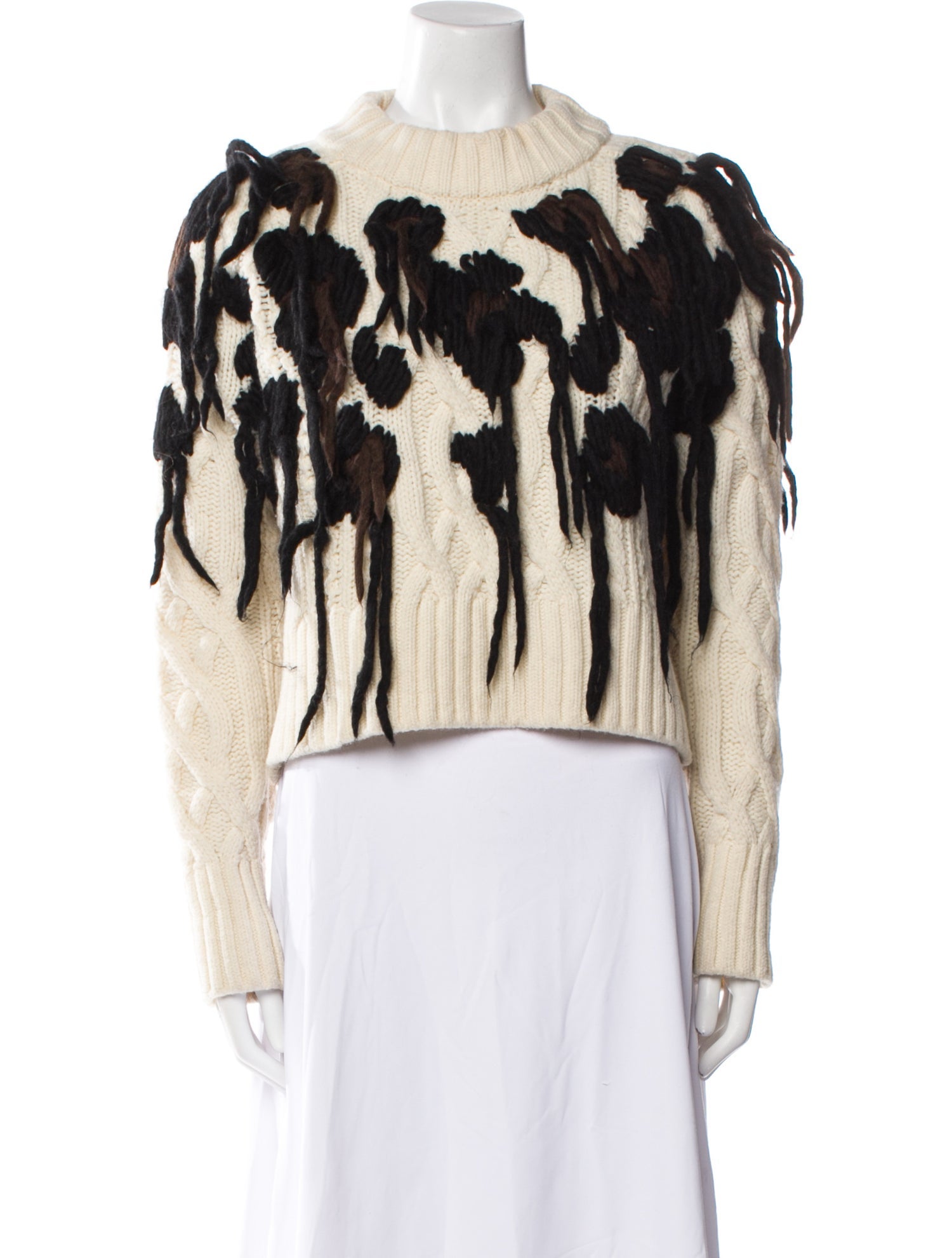 Sacai Wool Printed Sweater