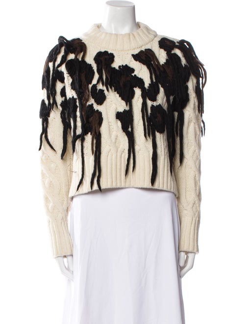 Sacai Wool Printed Sweater