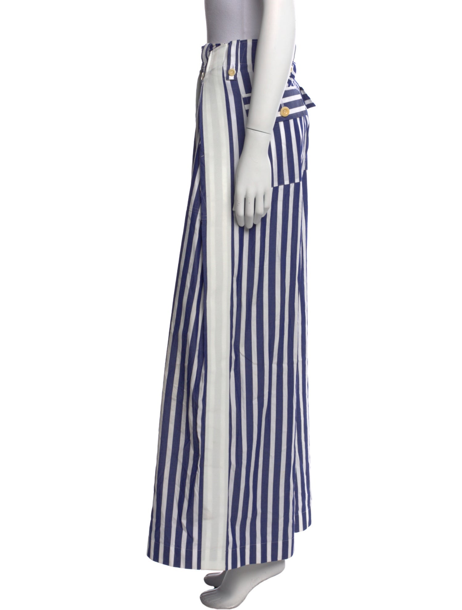 Sacai Striped Wide Leg Pants