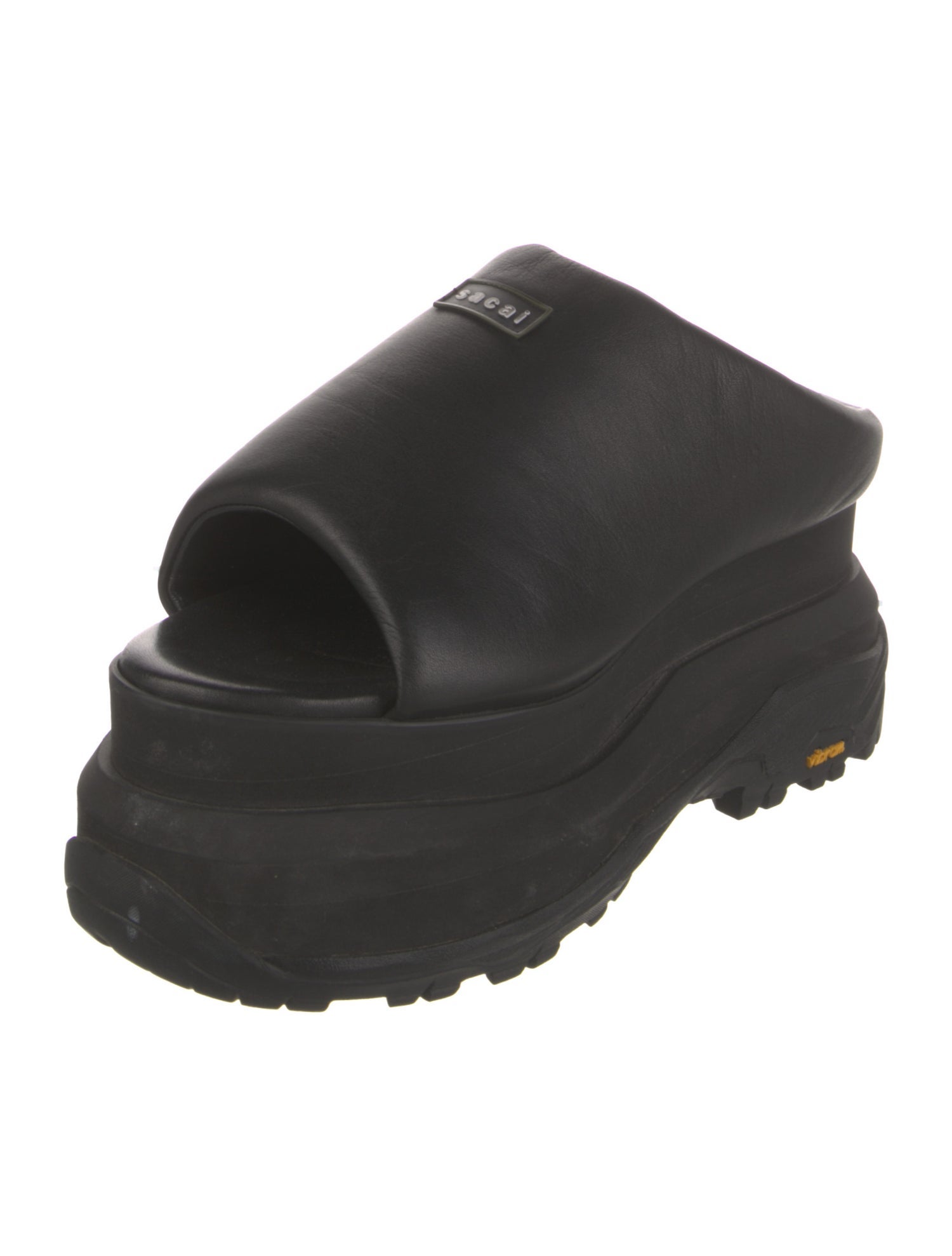 Sacai Leather Slides