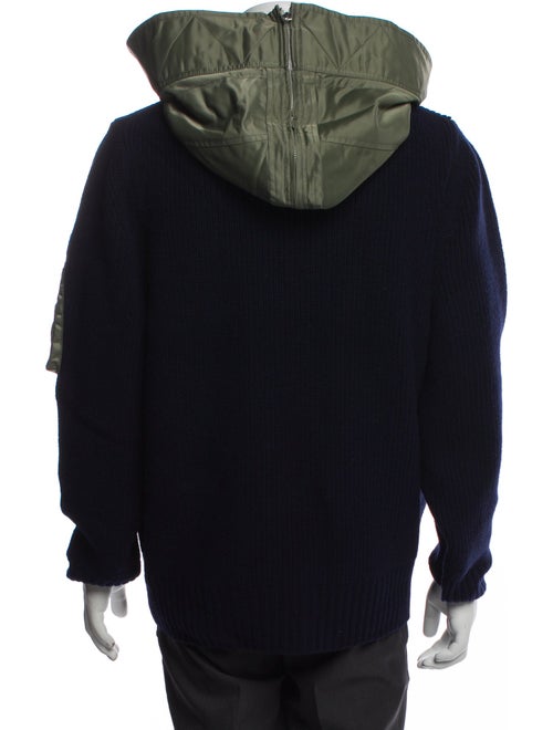 Sacai Wool Colorblock Pattern Pullover